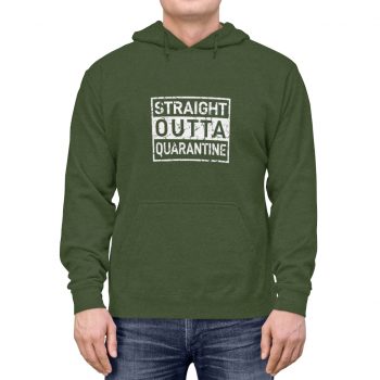 Adult Unisex Hoodie - Straight Outta Quarantine