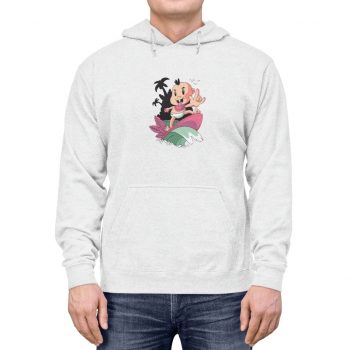 Adult Unisex Hoodie - Surfing Baby