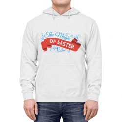 Adult Unisex Hoodie - The Magic of Easter - Red Blue