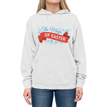 Adult Unisex Hoodie - The Magic of Easter - Red Blue