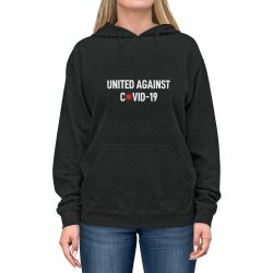 Adult Unisex Hoodie - United Against Covid 19