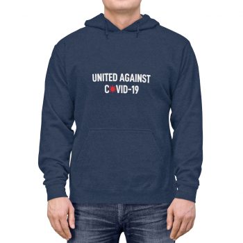 Adult Unisex Hoodie - United Against Covid 19