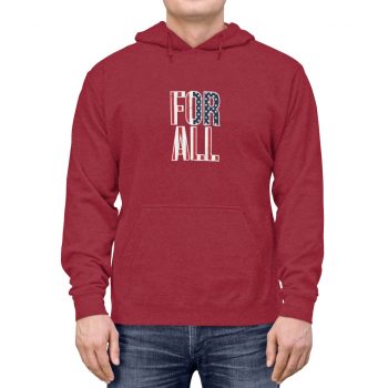 Adult Unisex Hoodie - USA Flag For All America