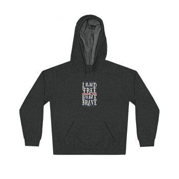 Adult Unisex Hoodie - USA Land of the Free Home of the Brave