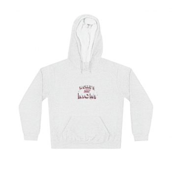 Adult Unisex Hoodie - World's Best Mom Pink White