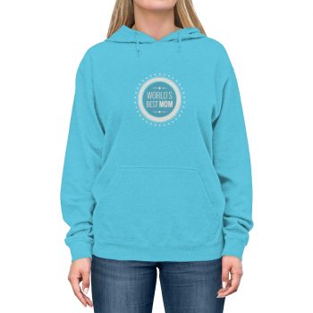 Adult Unisex Hoodie - World's Best Mom Stars Hearts