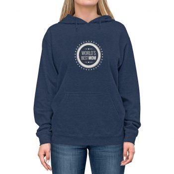 Adult Unisex Hoodie - World's Best Mom Stars Hearts