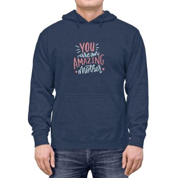 Adult Unisex Hoodie - You are an Amazing Mother Hearts Pink