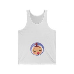 Adult Unisex Jersey Tank Shirt Top - Baby Girl Astronaut Pregnant Pregancy