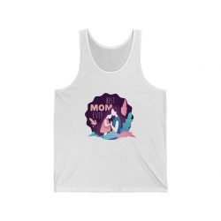 Adult Unisex Jersey Tank Shirt Top - Best Mom Ever Mother's Day