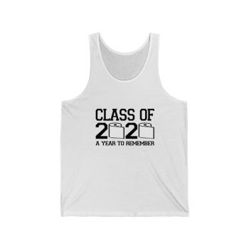 Adult Unisex Jersey Tank Shirt Top - Class of 2020 A Year to Remember