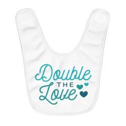 Fleece Baby Bib - Bundle of Joy Baby Boy Blue