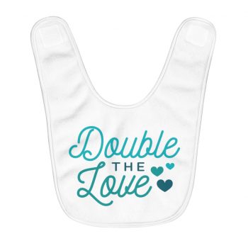 Fleece Baby Bib - Bundle of Joy Baby Boy Blue