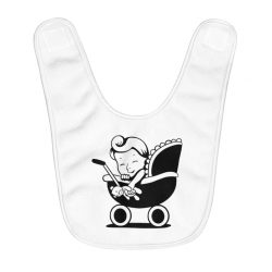 Fleece Baby Bib - Cool Baby Girl