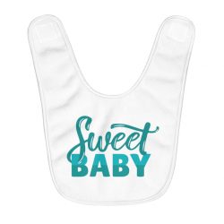 Fleece Baby Bib - Sweet Baby Boy Blue