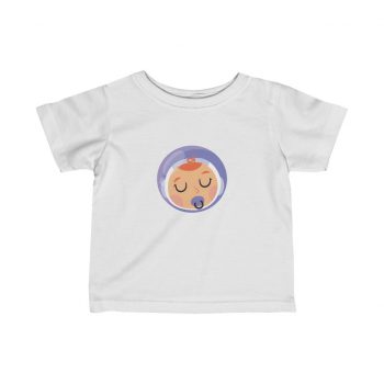 Infant Fine Jersey Tee - Baby Boy Astronaut