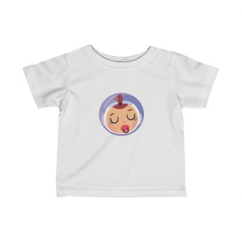 Infant Fine Jersey Tee - Baby Girl Astronaut