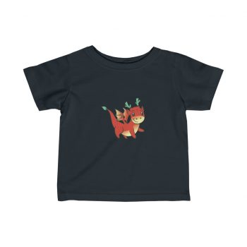 Infant Fine Jersey Tee - Baby Red Dragon