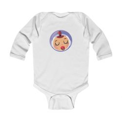 Infant Long Sleeve Body Suit Baby Onesie - Baby Girl Astronaut