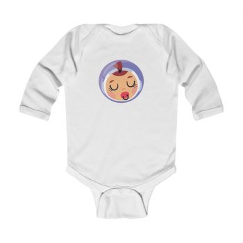 Infant Long Sleeve Body Suit Baby Onesie - Baby Girl Astronaut