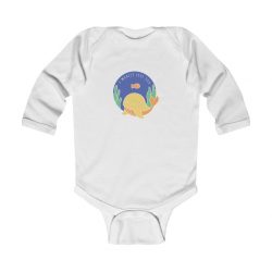 Infant Long Sleeve Body Suit Baby Onesie - I Whaley Love You Whale Baby