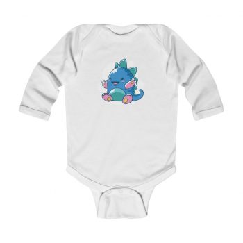 Infant Long Sleeve Body Suit Baby Onesie - Little Baby Dragon