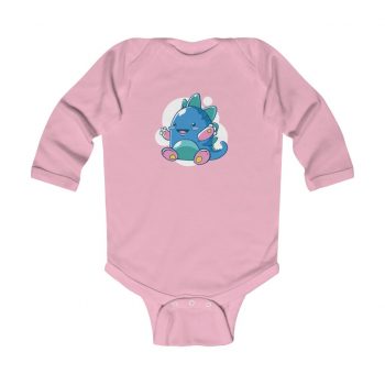 Infant Long Sleeve Body Suit Baby Onesie - Little Baby Dragon