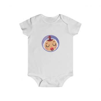 Infant Snap Tee Baby Body Suit Onesie - Baby Girl Astronaut