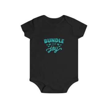 Infant Snap Tee Baby Body Suit Onesie - Bundle of Joy Baby Boy Blue