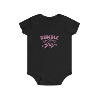 Infant Snap Tee Baby Body Suit Onesie - Bundle of Joy Baby Girl Pink