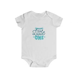 Infant Snap Tee Baby Body Suit Onesie - Hello Little One Blue