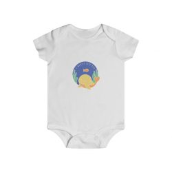 Infant Snap Tee Baby Body Suit Onesie - I Whaley Love You Whale Baby