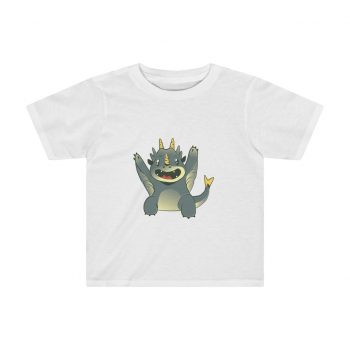 Kids Preschool T-Shirt 2T - 4T - Baby Grey Dragon