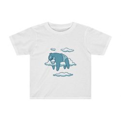 Kids Preschool T-Shirt 2T - 4T - Baby Sloth Sleeping Blue