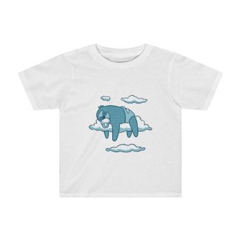 Kids Preschool T-Shirt 2T - 4T - Baby Sloth Sleeping Blue