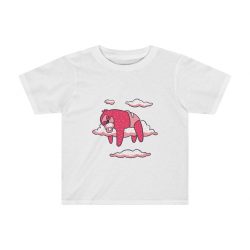 Kids Preschool T-Shirt 2T - 4T - Baby Sloth Sleeping Pink