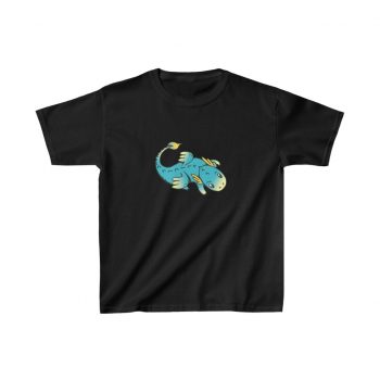 Kids T-Shirt Cotton - Baby Blue Dragon