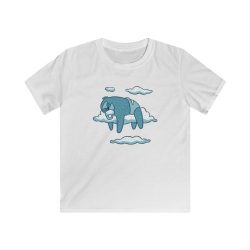 Kids T-Shirt Youth Softstyle - Baby Sloth Sleeping Blue