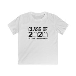 Kids T-Shirt Youth Softstyle - Class of 2020 A Year to Remember