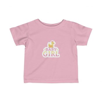 T-Shirt Infant Fine Jersey Tee - Baby Girl Rubber Ducky