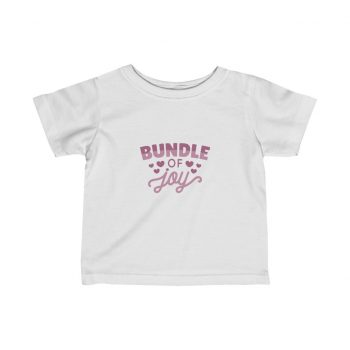 T-Shirt Infant Fine Jersey Tee - Bundle of Joy Baby Girl Pink