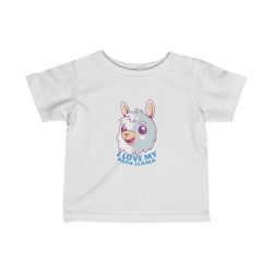 T-Shirt Infant Fine Jersey Tee - I Love My Papa Llama