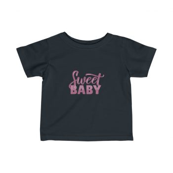 T-Shirt Infant Fine Jersey Tee - Sweet Baby Girl Pink