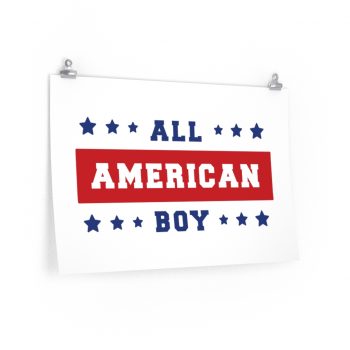 Wall Art Posters Prints - 4th Of July All American Boy