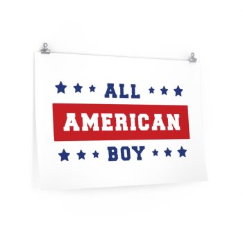 Wall Art Posters Prints - 4th Of July All American Boy