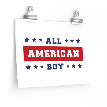 Wall Art Posters Prints - 4th Of July All American Boy