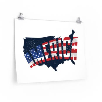 Wall Art Posters Prints - America USA Map