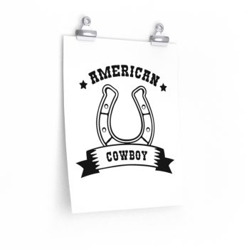 Wall Art Posters Prints - American Cowboy Horse Shoe