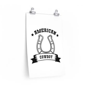 Wall Art Posters Prints - American Cowboy Horse Shoe