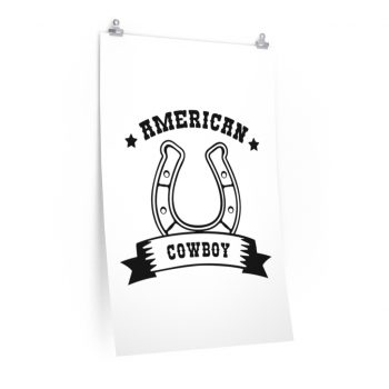 Wall Art Posters Prints - American Cowboy Horse Shoe